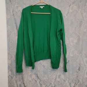 St. John's Bay Green Button Sweater